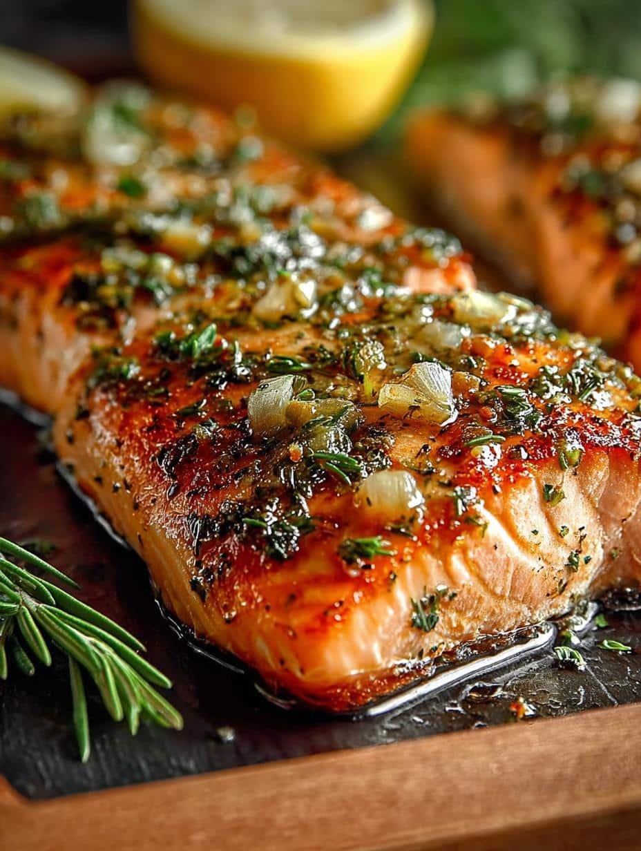 Baked Salmon with Garlic: 5-Star Flavor Awaits - Baked Salmon with Garlic - additional detail