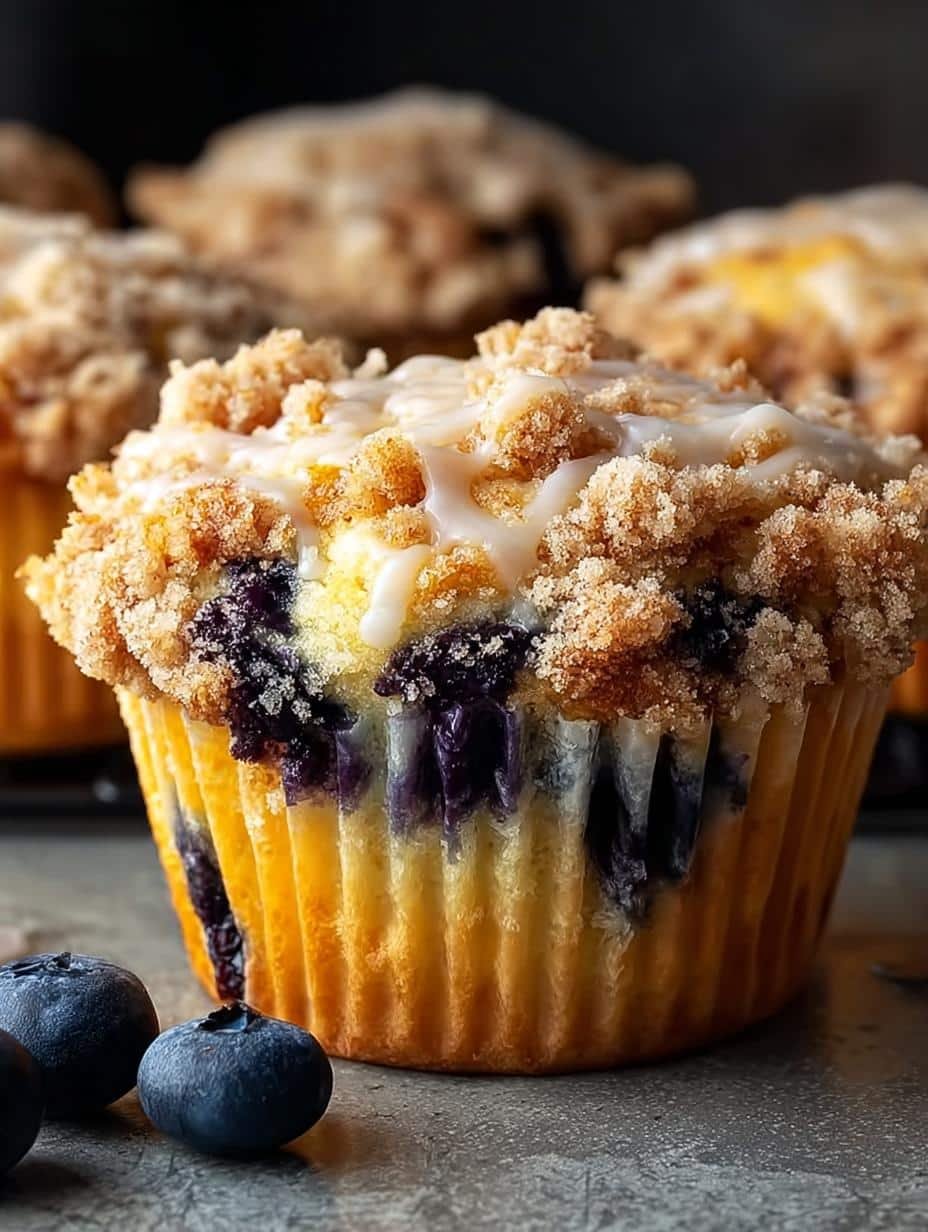 Blueberry Streusel Muffins