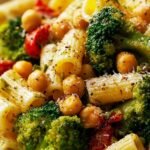 Broccoli Chickpea Pasta with