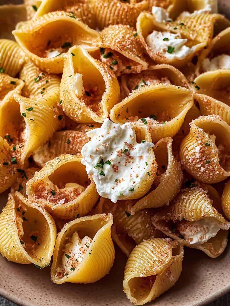 Burrata Pasta Shells with