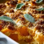 Cheesy Butternut Squash Casserole