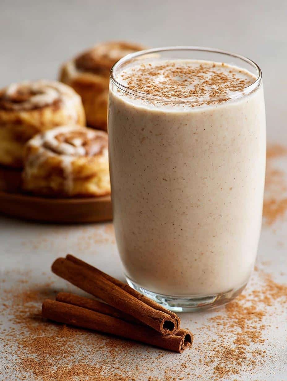 Cinnamon Roll Breakfast Smoothie