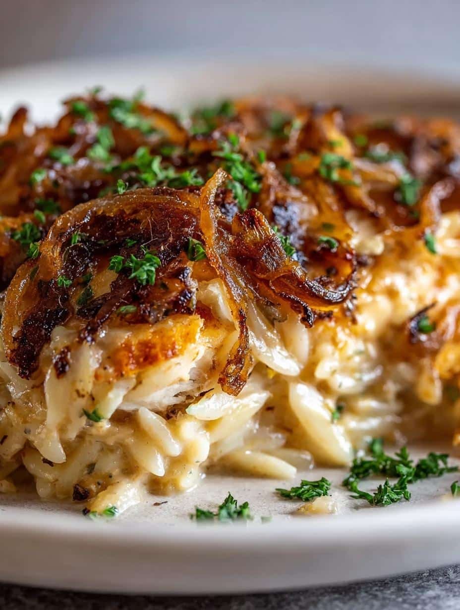 French Onion Chicken Orzo: 7 Comforting Ways to Enjoy It - French Onion Chicken Orzo - additional detail