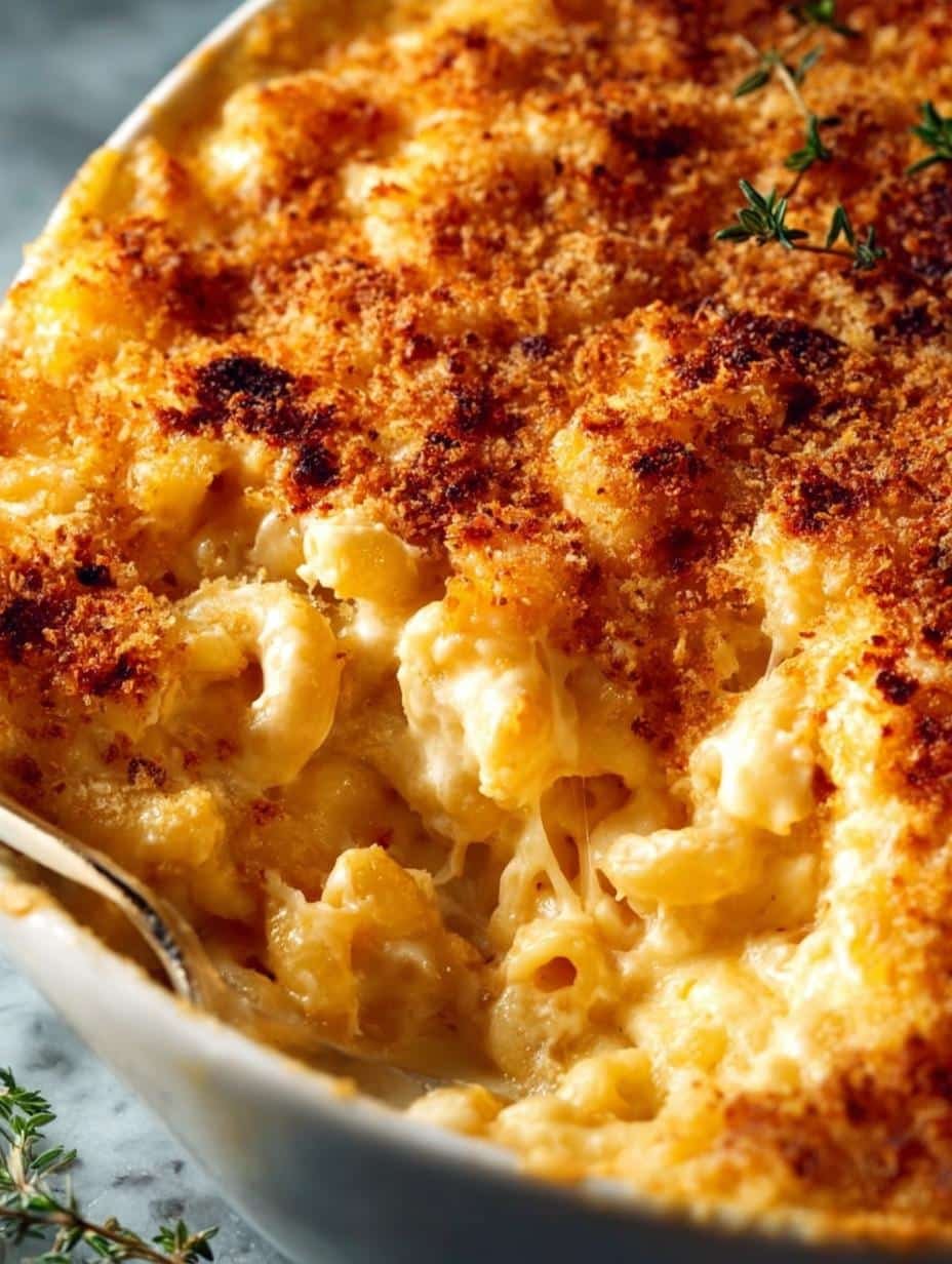 Grandma's Old Fashioned Baked Macaroni and Cheese Recipe - Grandmas Old Fashioned Baked - main visual representation