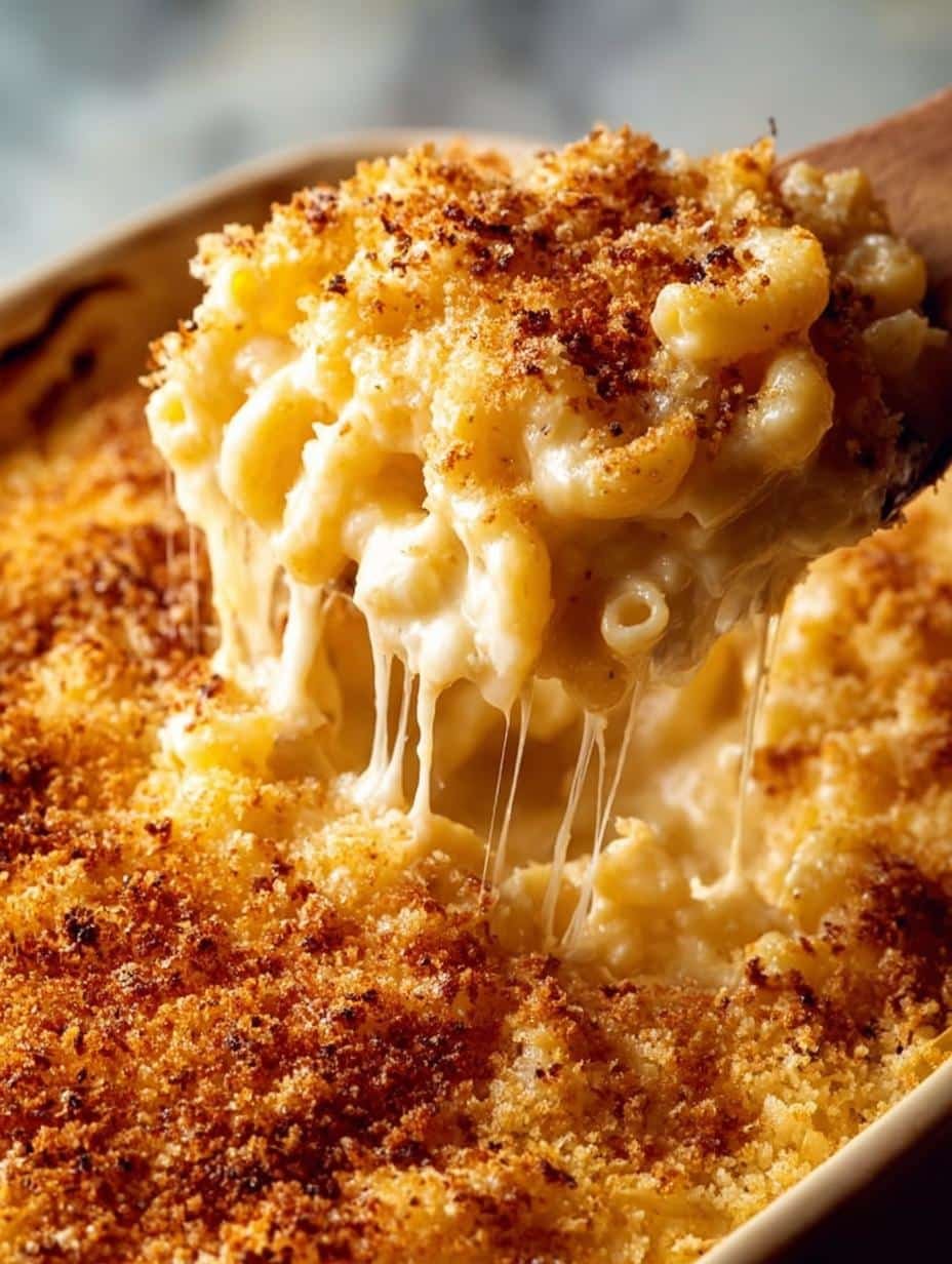 Grandma's Old Fashioned Baked Macaroni and Cheese Recipe - Grandmas Old Fashioned Baked - additional detail