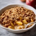Healthy Breakfast Apple Crumble