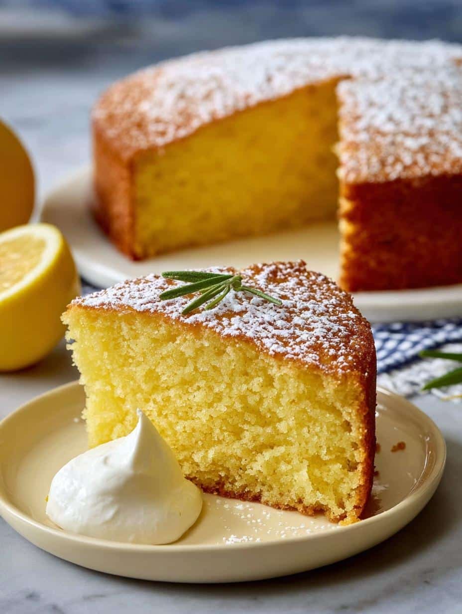 Italian Lemon Olive Oil Cake: A Zesty Delight - Italian Lemon Olive Oil - main visual representation