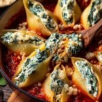 Spinach Ricotta Stuffed Shells