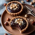 Vegan Chocolate Hazelnut Tartlets