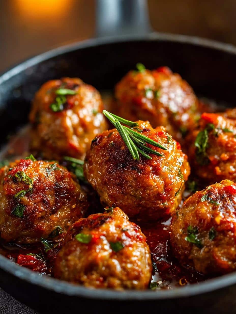 Calabrian Spicy Meatballs Incredible