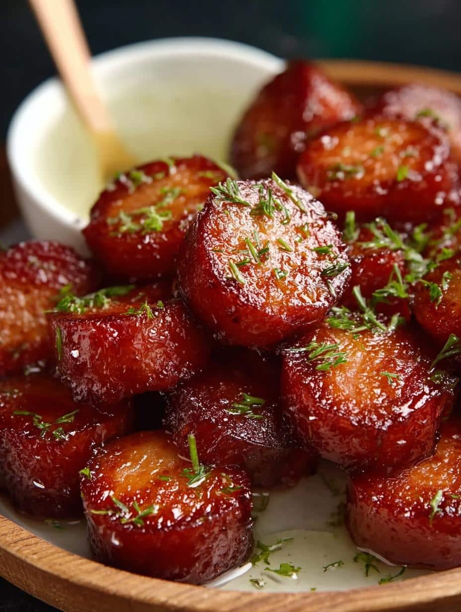 Candied Kielbasa Bites