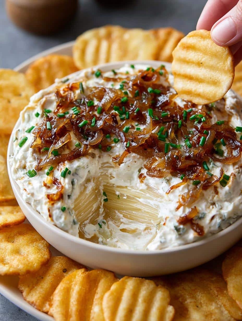 Caramelized Onion Chive French Dip: 5 Star Delight - Caramelized Onion Chive French - main visual representation