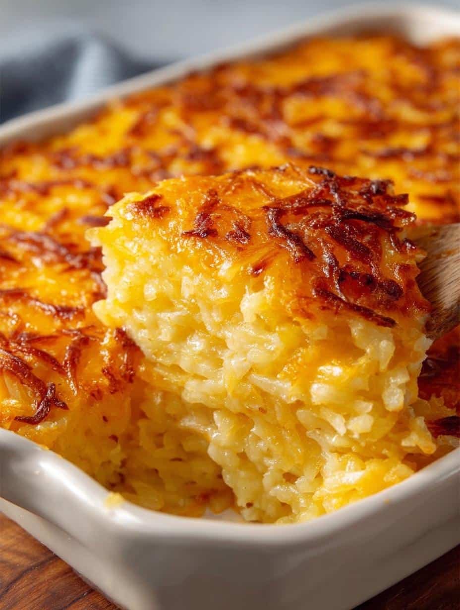 Cheesy Hashbrown Casserole with