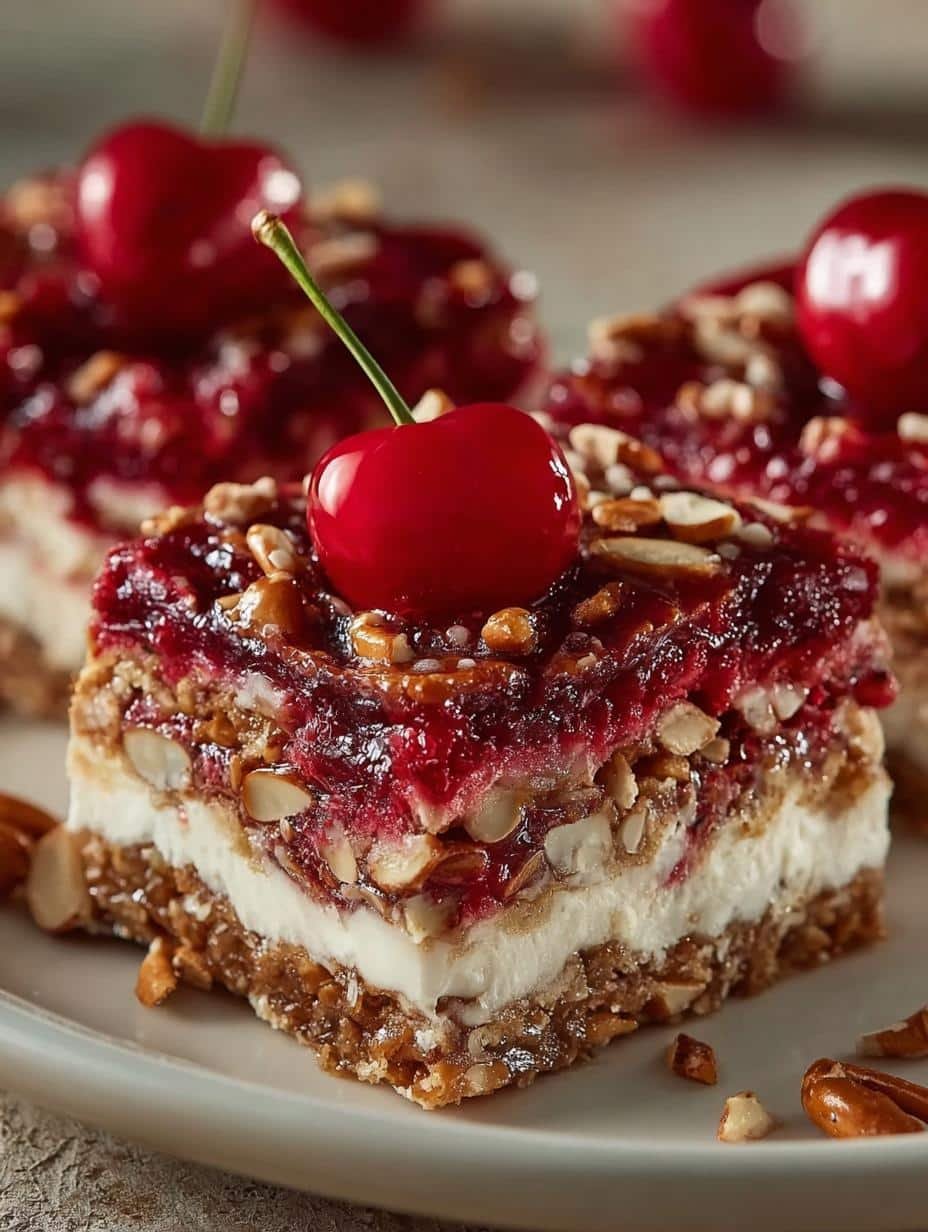 Cherry Pretzel Squares: 5 Layers of Delightful Flavor - Cherry Pretzel Squares - main visual representation