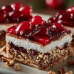 Cherry Pretzel Squares