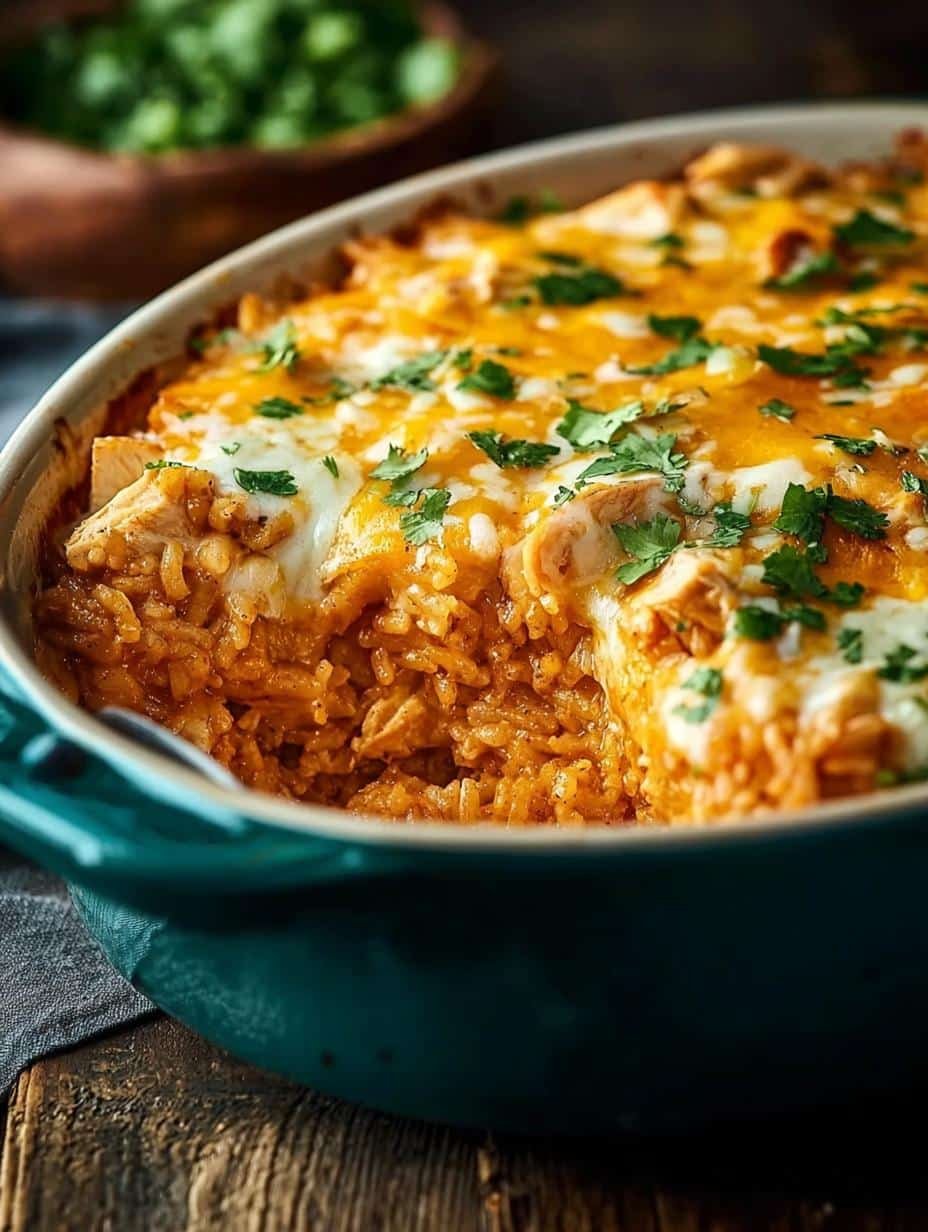 Chicken Enchilada Rice Casserole: 5 Cheesy Comfort Delights - main visual representation of a delicious Chicken Enchilada Rice Casserole