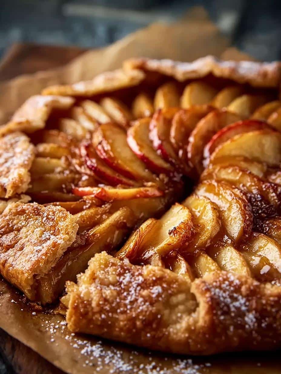 Cinnamon Honeycrisp Apple Galette