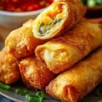 Crab Rangoon Egg Rolls