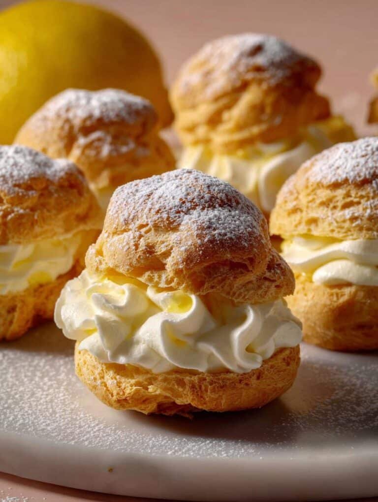 Cream Puffs with Lemon