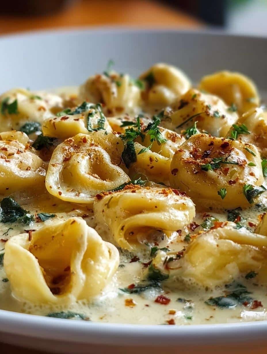 Creamy Crockpot Tortellini Alfredo: 5 Simple Steps to Delight - Creamy Crockpot Tortellini Alfredo - additional detail