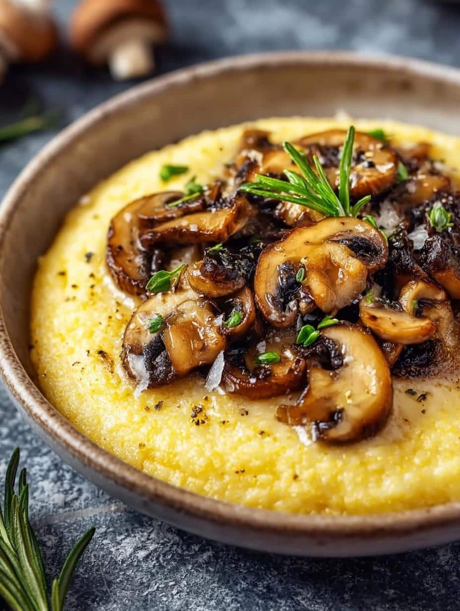 Creamy Garlic Polenta with Mushrooms: 7 Comforting Tips - Creamy Garlic Polenta with - additional detail