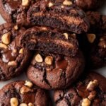 Double Chocolate Hazelnut Cookies