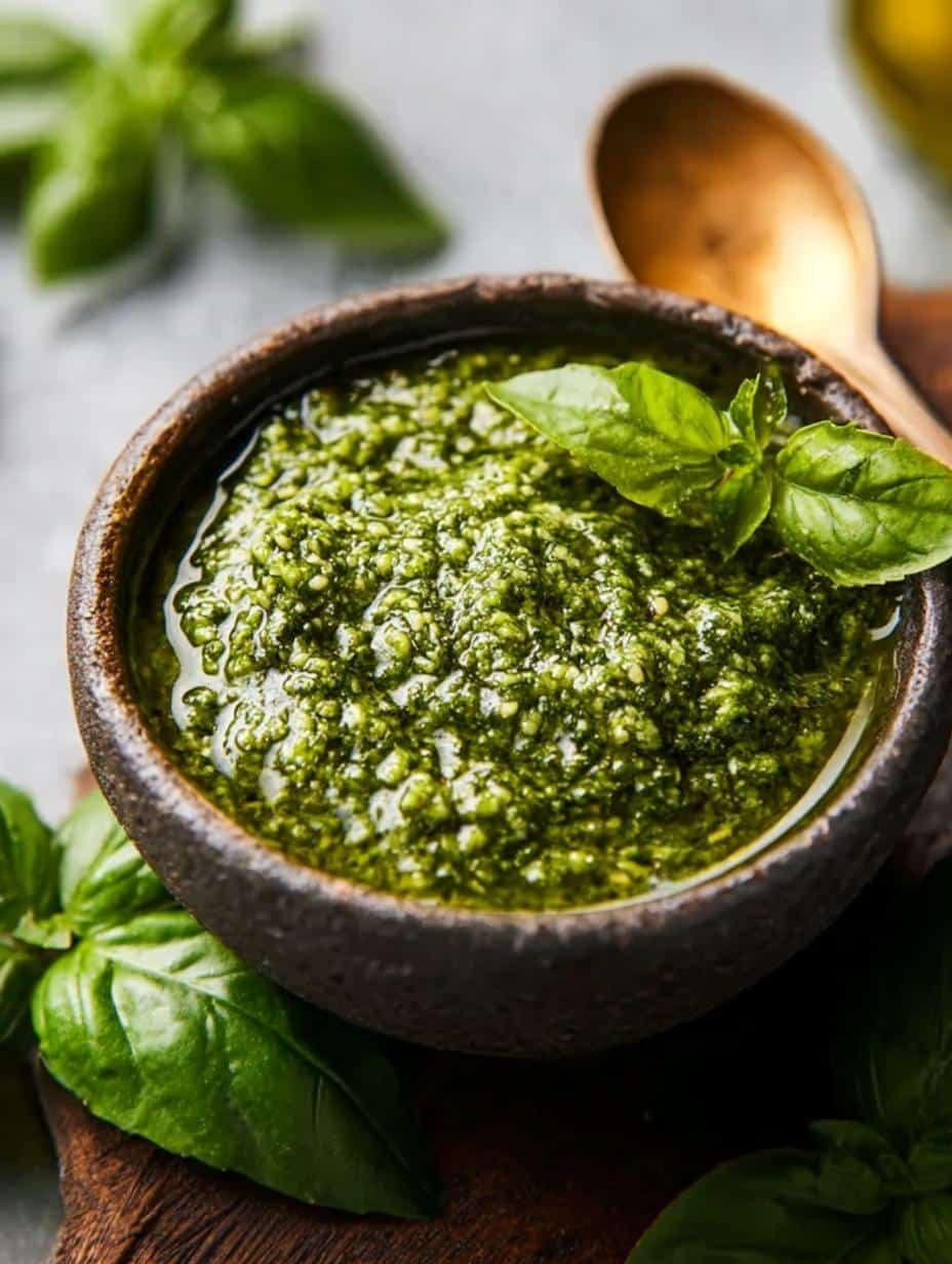 Easiest Basil Pesto Sauce