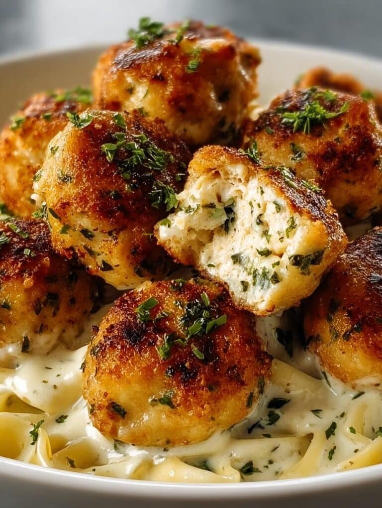 Garlic Butter Chicken Balls