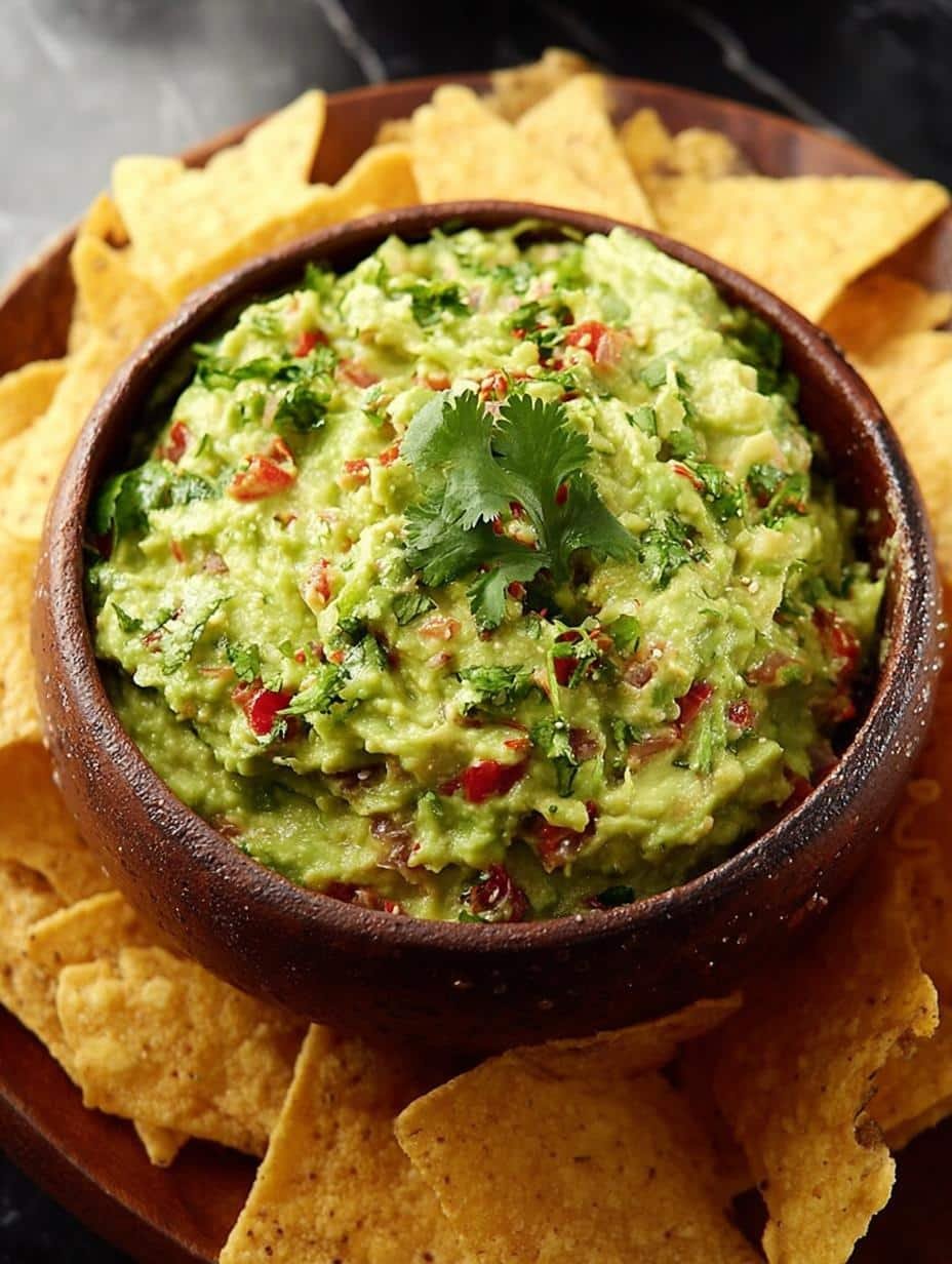 Guacamole: 5 Steps to the Best Mexican Dip Ever - Close-up of creamy guacamole with fresh ingredients