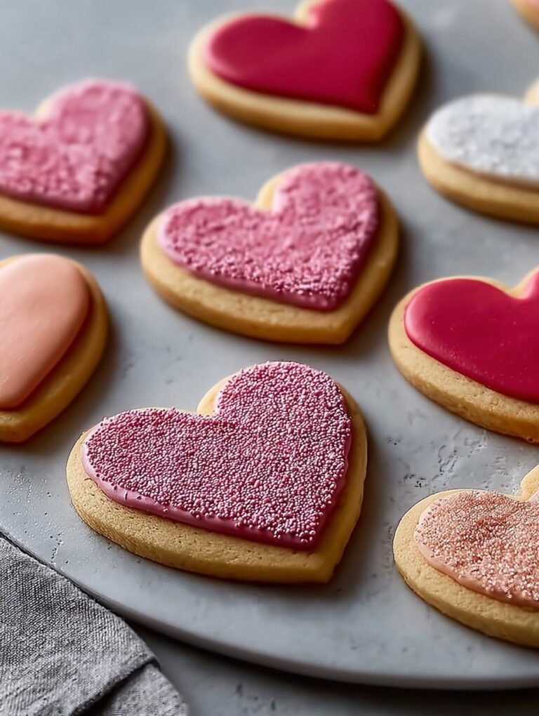 Heart Shaped Sugar Cookies