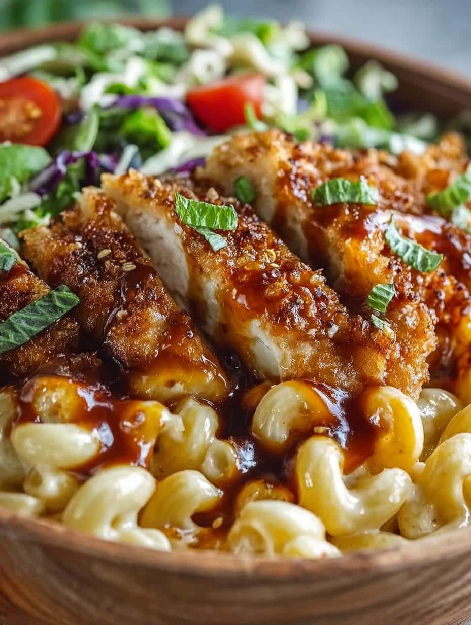 Delicious Honey Pepper Chicken Mac Cheese Recipe - Honey Pepper Chicken Mac - main visual representation