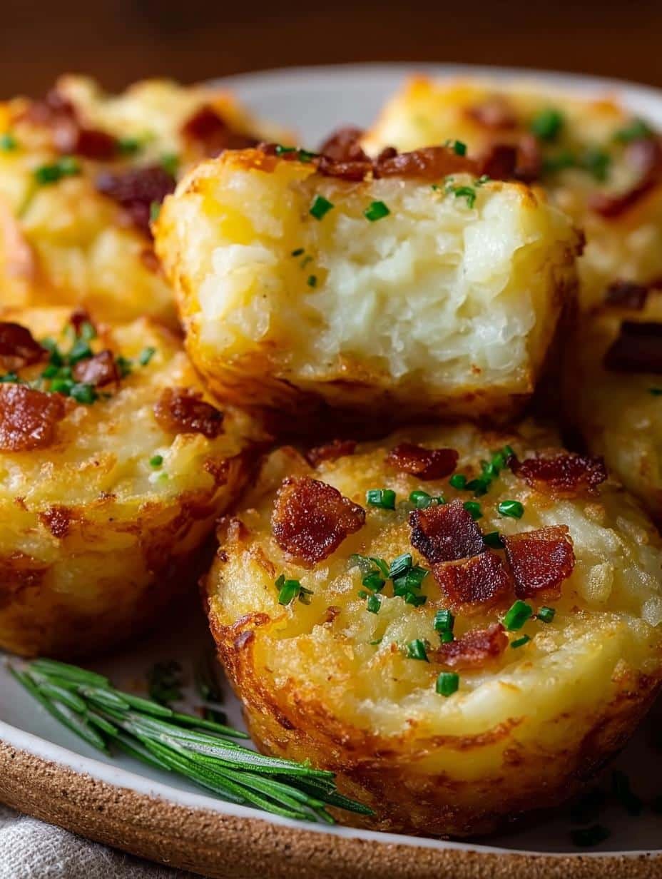 Loaded Mashed Potato Bites