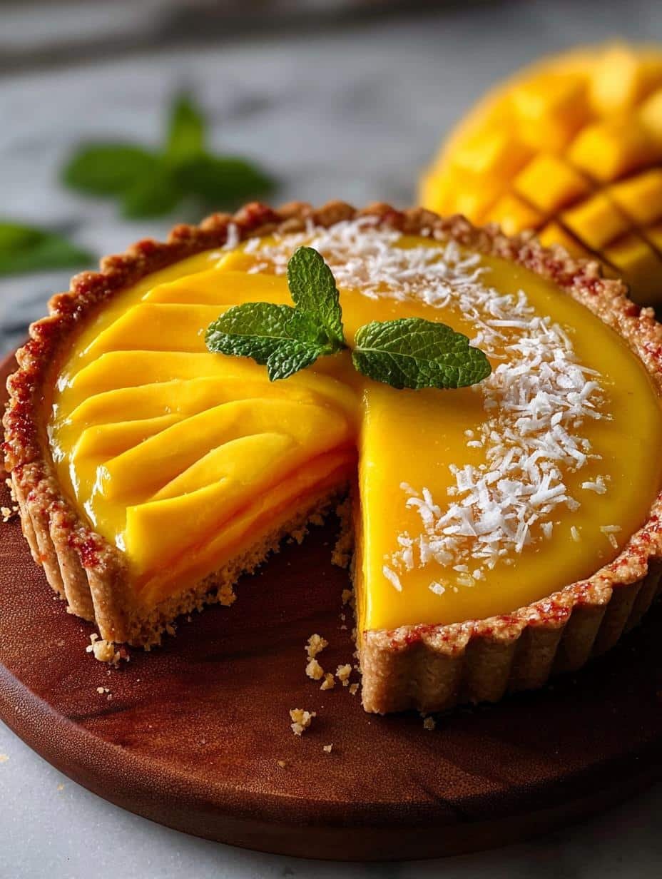 Mango Curd Tart