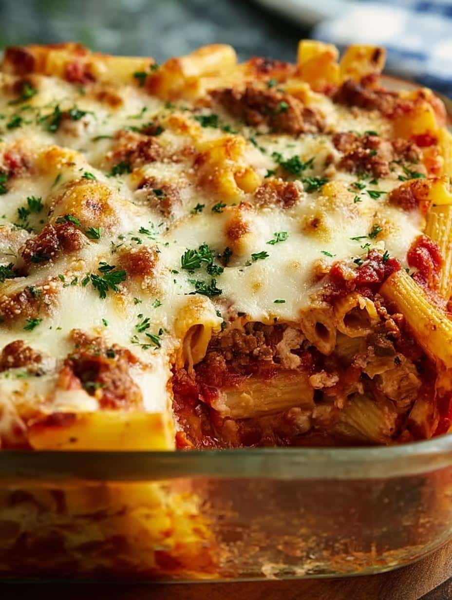 10 Irresistible Meatless Baked Ziti Recipes for Everyone - Meatless Baked Ziti - additional detail