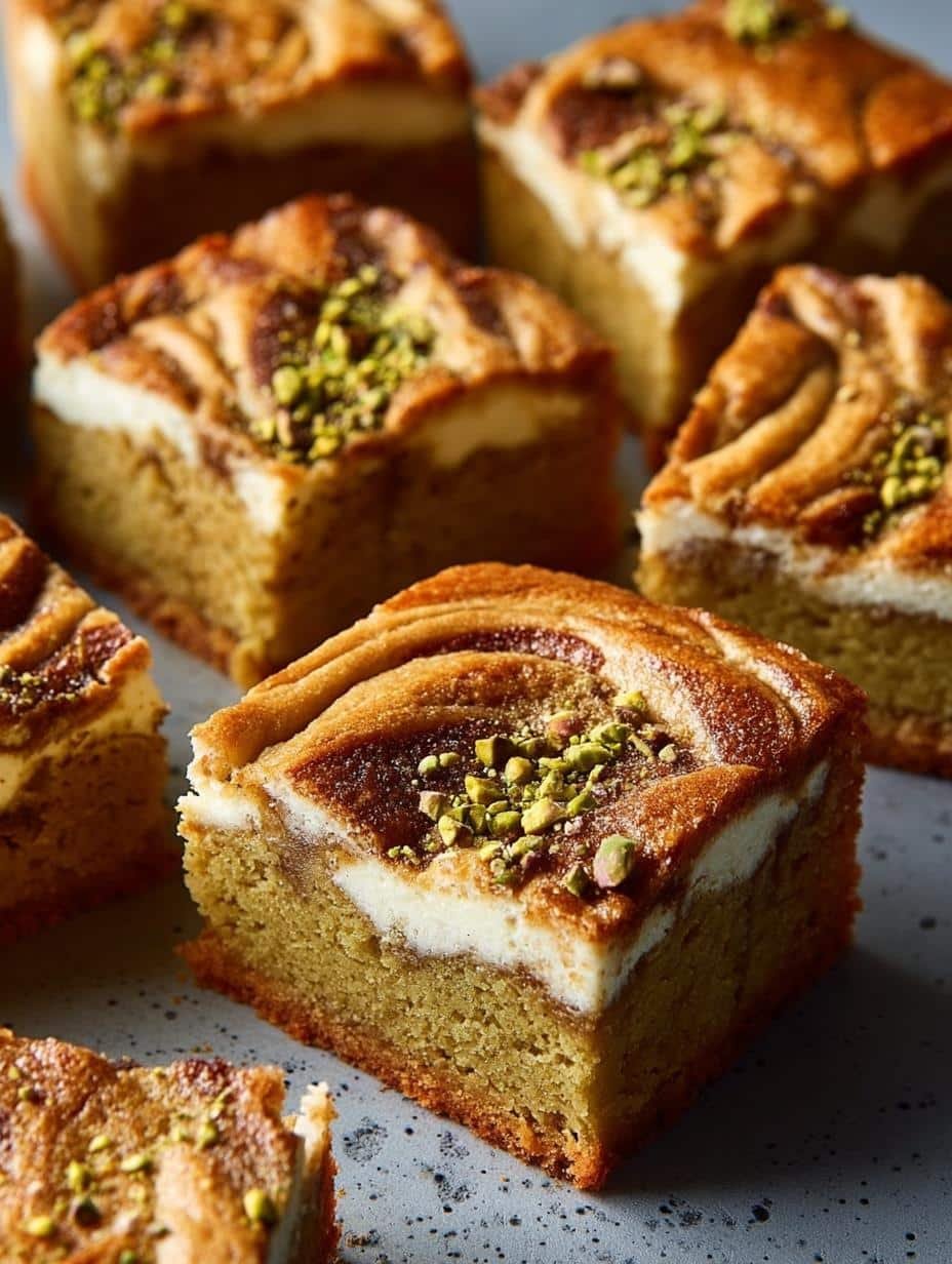 Pistachio Cream Gooey Butter