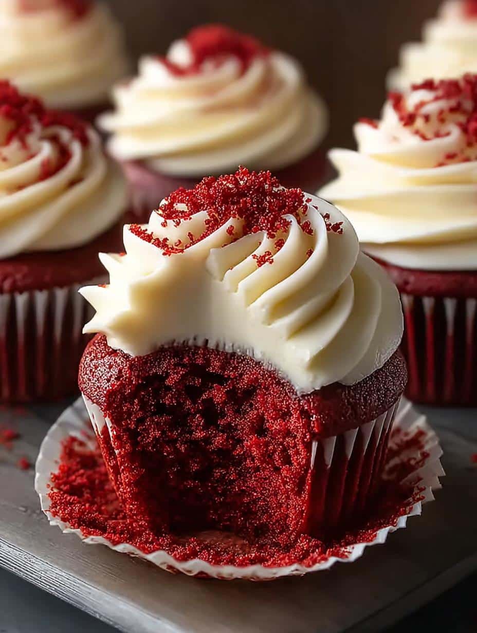 Red Velvet Cupcakes For a Romantic Celebration - Red Velvet Cupcakes For - additional detail