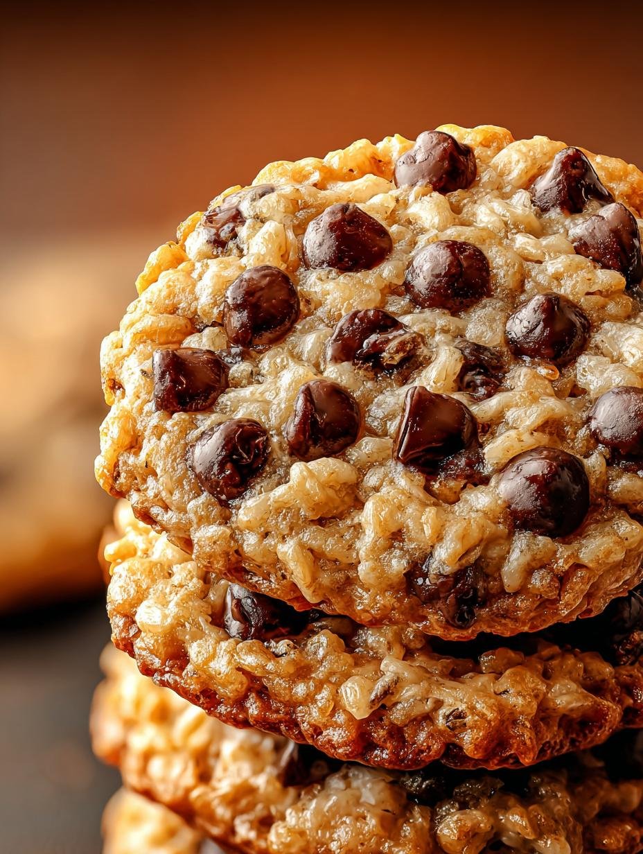Delicious Rice Krispie Chocolate Chip cookies cooling on a wire rack, a delightful treat for any occasion