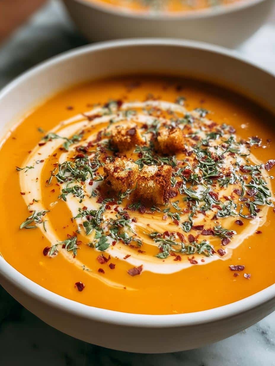 Roasted Sweet Potato Soup