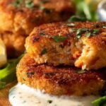 Salmon Patties with Creamy