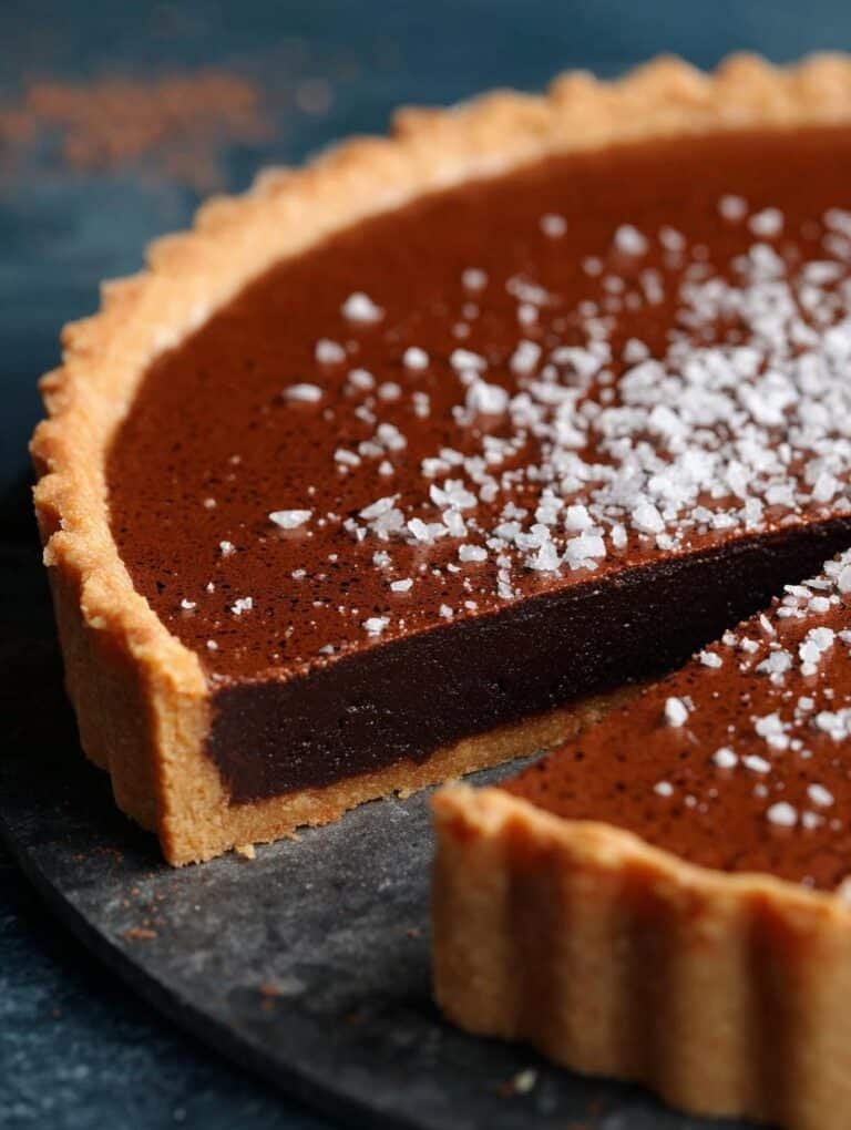 Salted Caramel Chocolate Tart