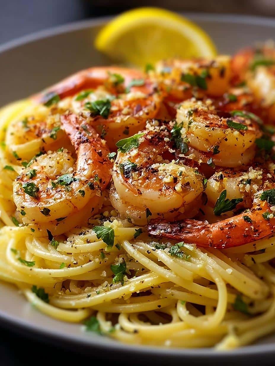 Shrimp Scampi with Lemon