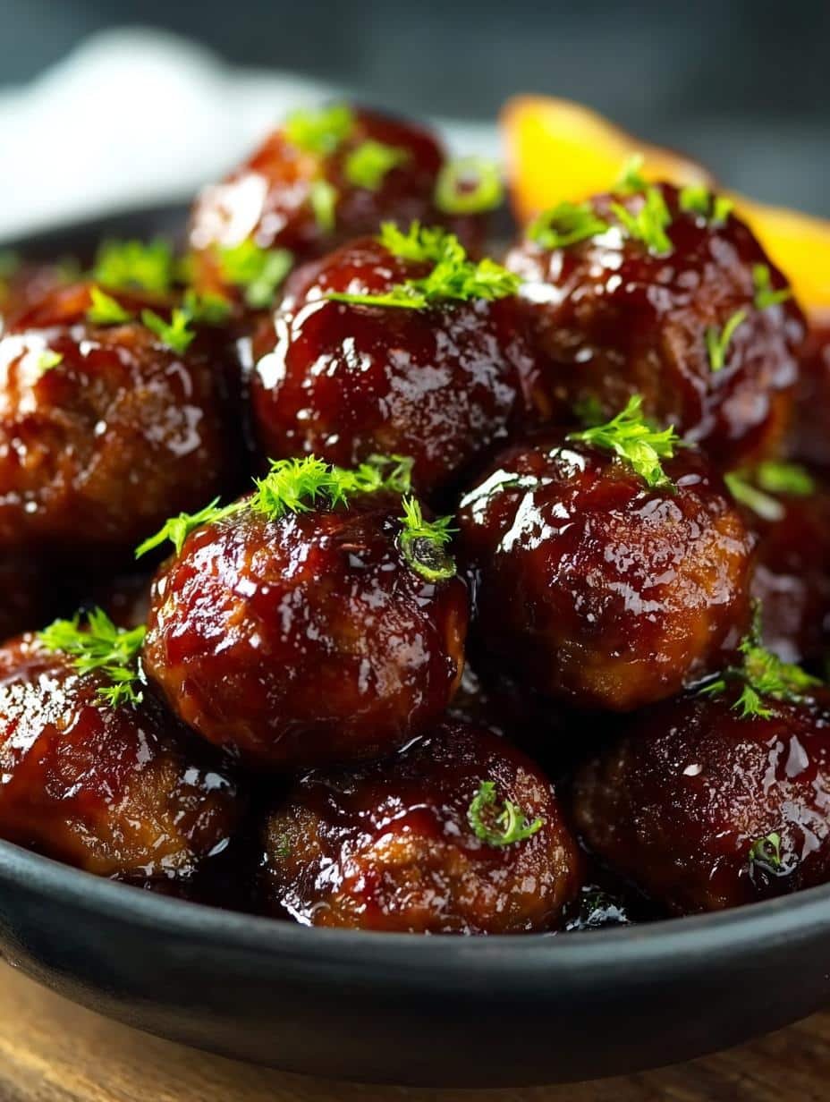 Slow Cooker Teriyaki Meatballs