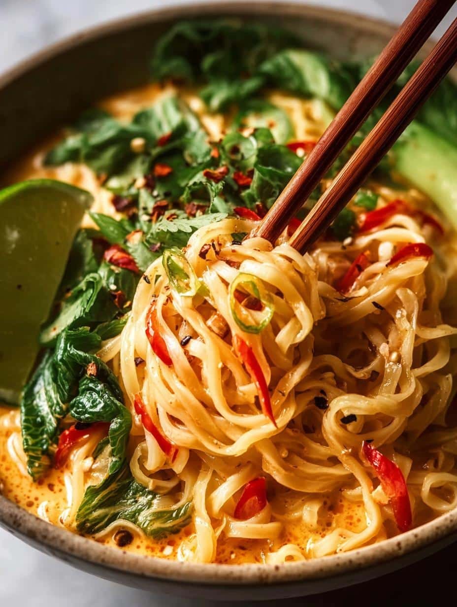 Spicy Coconut Noodles