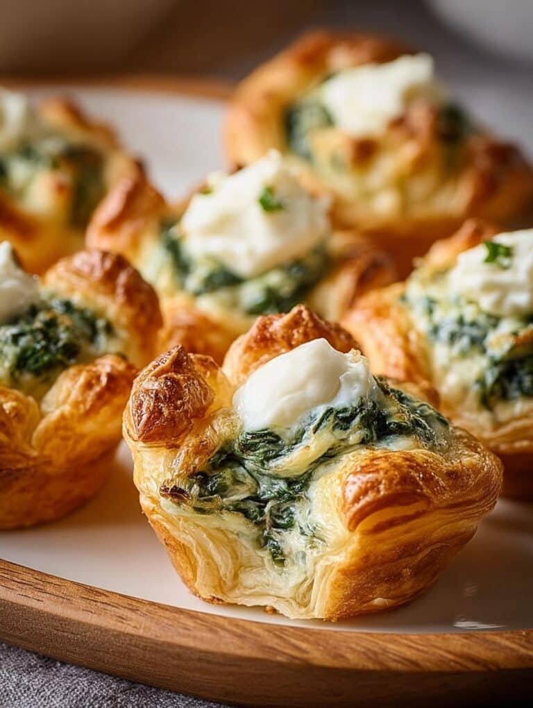 Spinach Dip Bites Cheesy