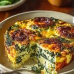 Spinach Florentine Breakfast Casserole