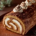 Tiramisu Yule Log Christmas