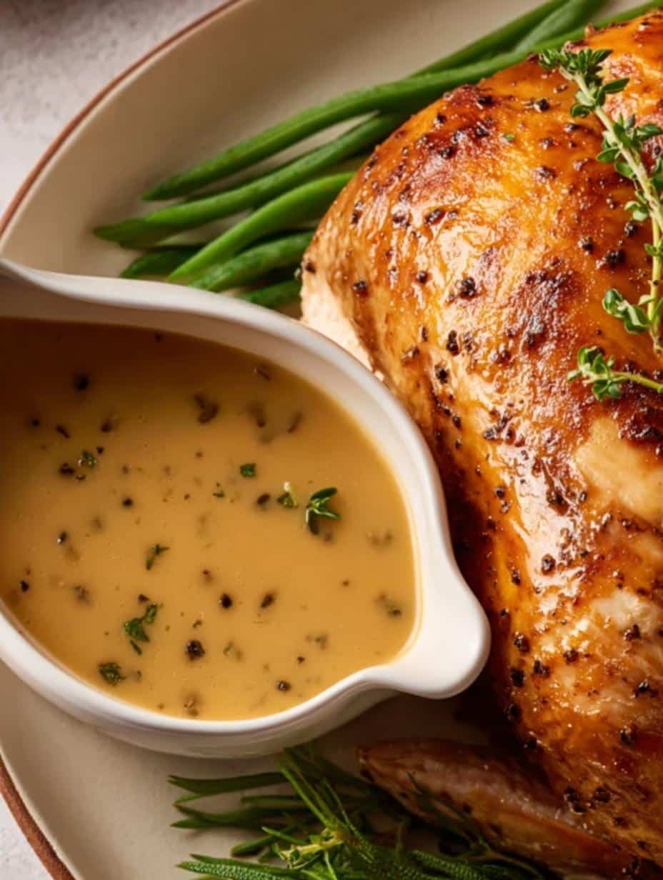 The Best Turkey Gravy Recipe for Thanksgiving Comfort - Turkey Gravy - main visual representation