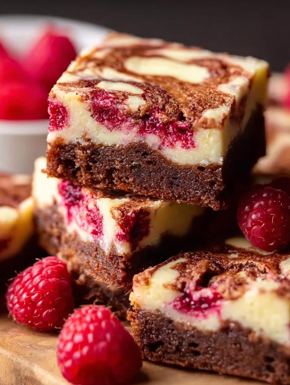 White Chocolate Raspberry Swirl Brownies: A Sweet Delight - White Chocolate Raspberry Swirl - main visual representation
