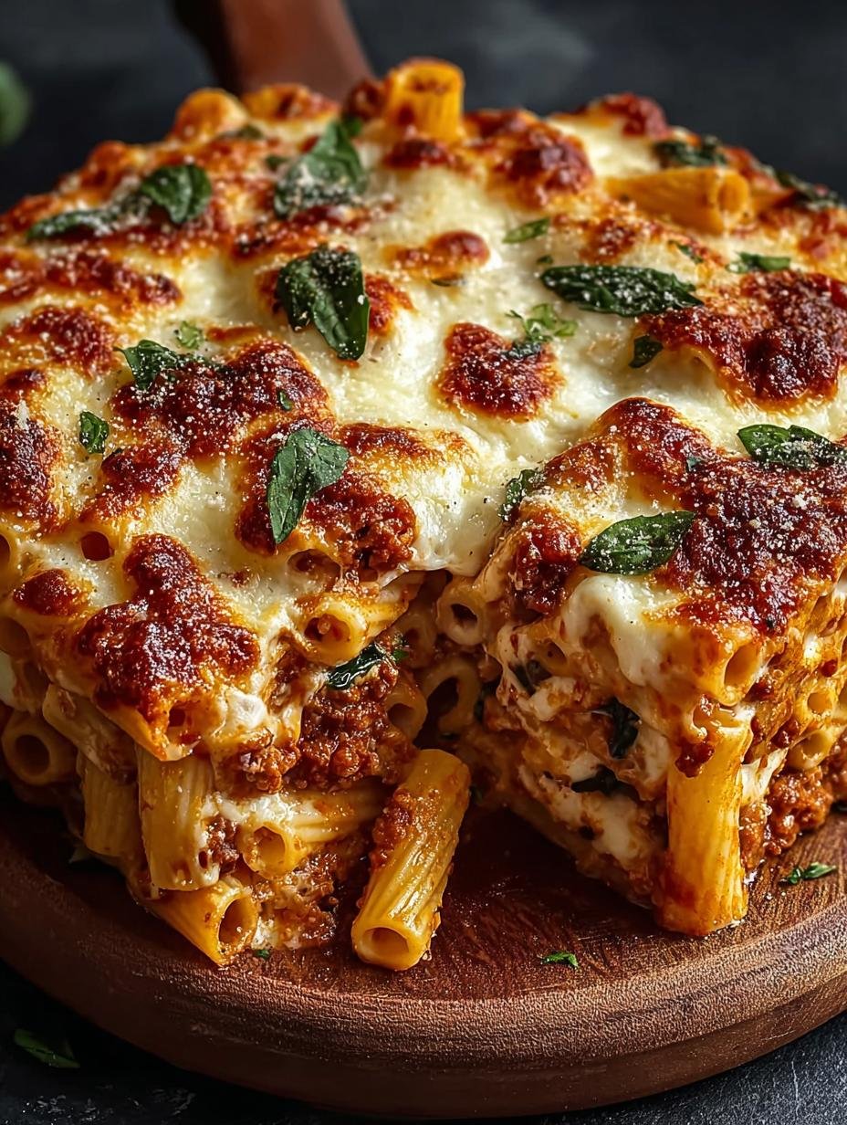 Baked Ziti with Mozzarella