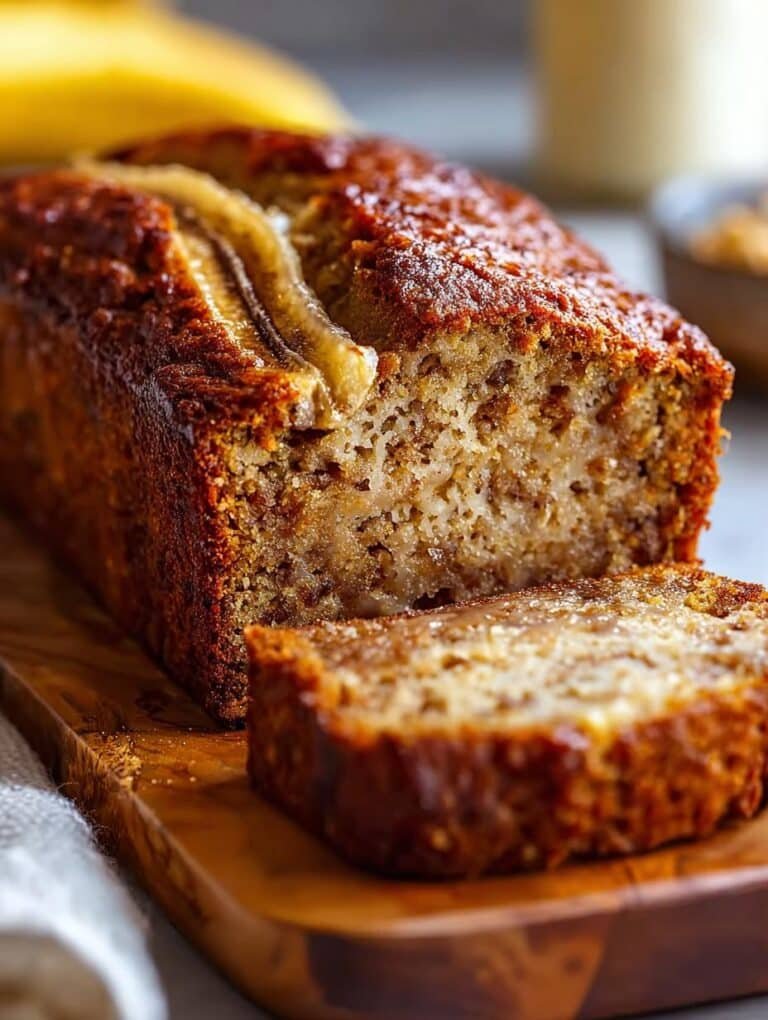 Banana Bread with Greek